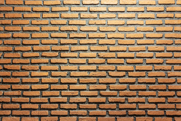 Old red brick wall texture background.