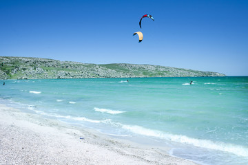 kite surfing