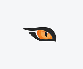 beast eyes logo icon vector