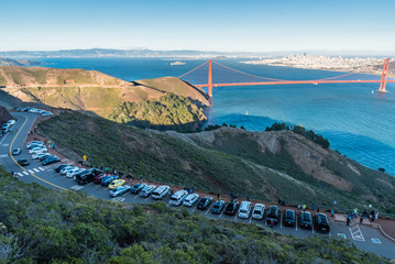 Golden Gate Bridge View from Hawk Hill