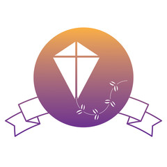 emblem with kite icon