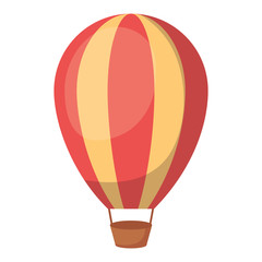 Obraz premium hot air balloon icon