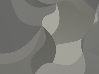 Gray geometric background with triangles of different shapes and scales. Wave Triangulation pattern. 