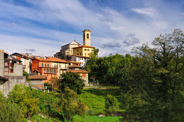 Fototapeta na wymiar Corrido Kirche in der Lombardei - Corrido church, Lombardy in Italy