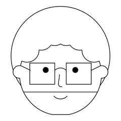 cartoon man icon