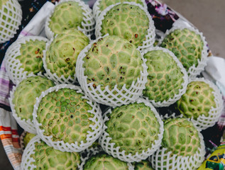 Custard Apple on market thailand 