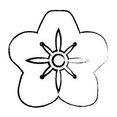 beautiful flower icon