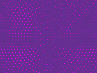 Pink-violet, purple halftone background. Digital gradient. Abstract backdrop with circles, point, dots