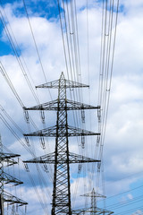 Strommast Stromleitung Strom 