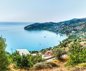 Coast of the Aegean Sea, Peloponnese. Near Sapounakaiika