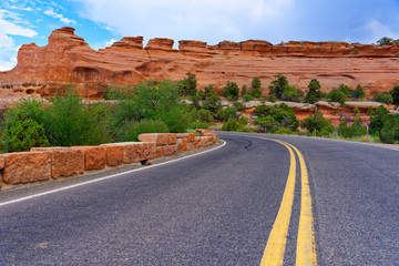 Road through Colorado National Monument