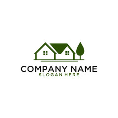 Village house logo design