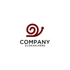 Line snail logo design © Niffhans