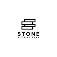 Letter S stone logo design