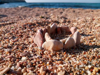 Пляж, камни