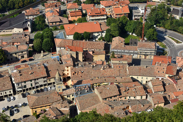 Panorama of the city of San Marino.