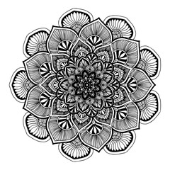 Mandalas for coloring  book. Decorative round ornaments. Unusual flower shape. Oriental vector, Anti-stress therapy patterns. Weave design elements. Yoga logos Vector.