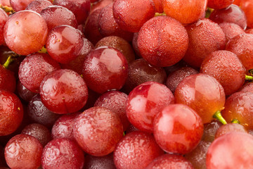 grapes seedless red textured background