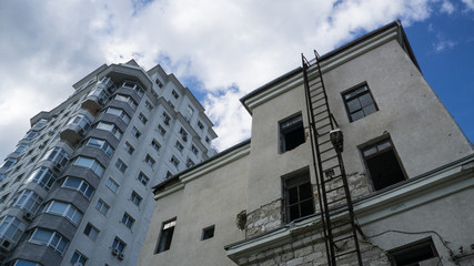 Old vs., New building