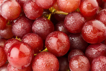 grapes seedless red textured background
