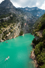 Fototapeta na wymiar Gorge du verdon in Provence