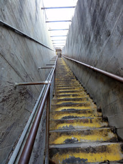 Old Concrete Staircase up to the top of Diamond Head Crater
