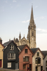Neo-Gothic Cathedral of Cobh, County Cork. South coast of Ireland.