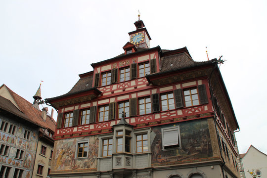Das Rathaus in Stein am Rhein
