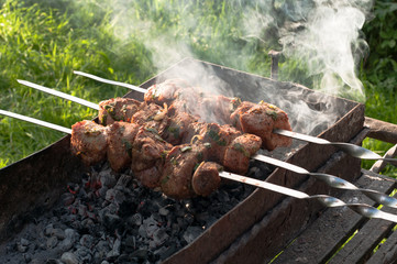 Barbecue in the nature