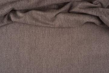 brown fabric texture for background. Abstract background, empty template.