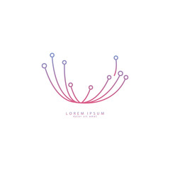 dandelion icon. dandelion logo vector illustration eps 10.