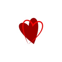 Heart around heart t shirt