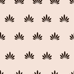 Obraz premium Vintage, retro palmette seamless vector pattern