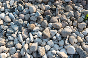 Texture of river stones