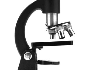 old scientific microscope