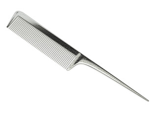 Steel hairdressing Comb 3d rendering