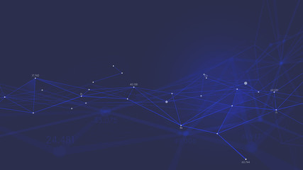 Network connection plexus digital futuristic technology, Abstract vector background