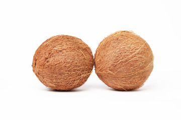 Coconut isolated on white background