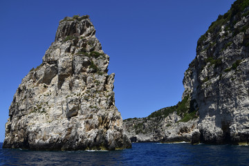 Korfu natur landscape water stone