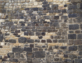 Texture muro romanico in pietra