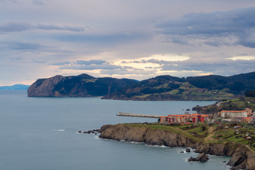 Fototapeta premium Coast around Bermeo in the Basque Country