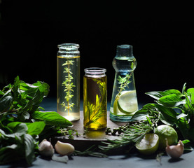 Ingredients: cooking Oil with Rosemary and spices