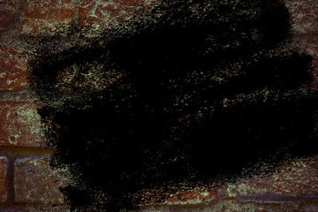 Grunge Brick wall texture, cement background for web site or mobile devices