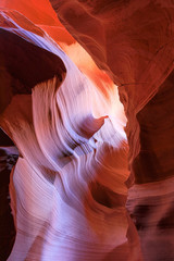 Upper Antelope Canyon colors and shapes