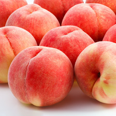 Japan Peaches isolated on white background