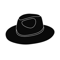 silhouette of a hat vector