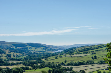 Fototapeta na wymiar View across Yorkshire Dales from Lofthouse