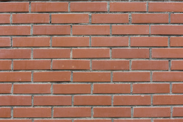 red stone bricks wall pattern texture background close-up