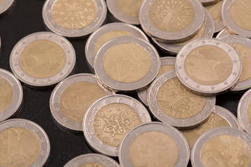 euro coins