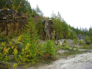 Old nickel quarry "Lipovskiy", Sverdlovskaya obl, Russia